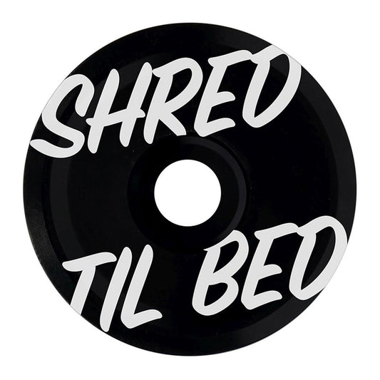 Kids Ride Shotgun, "Shred Til Bed", Stem Cap