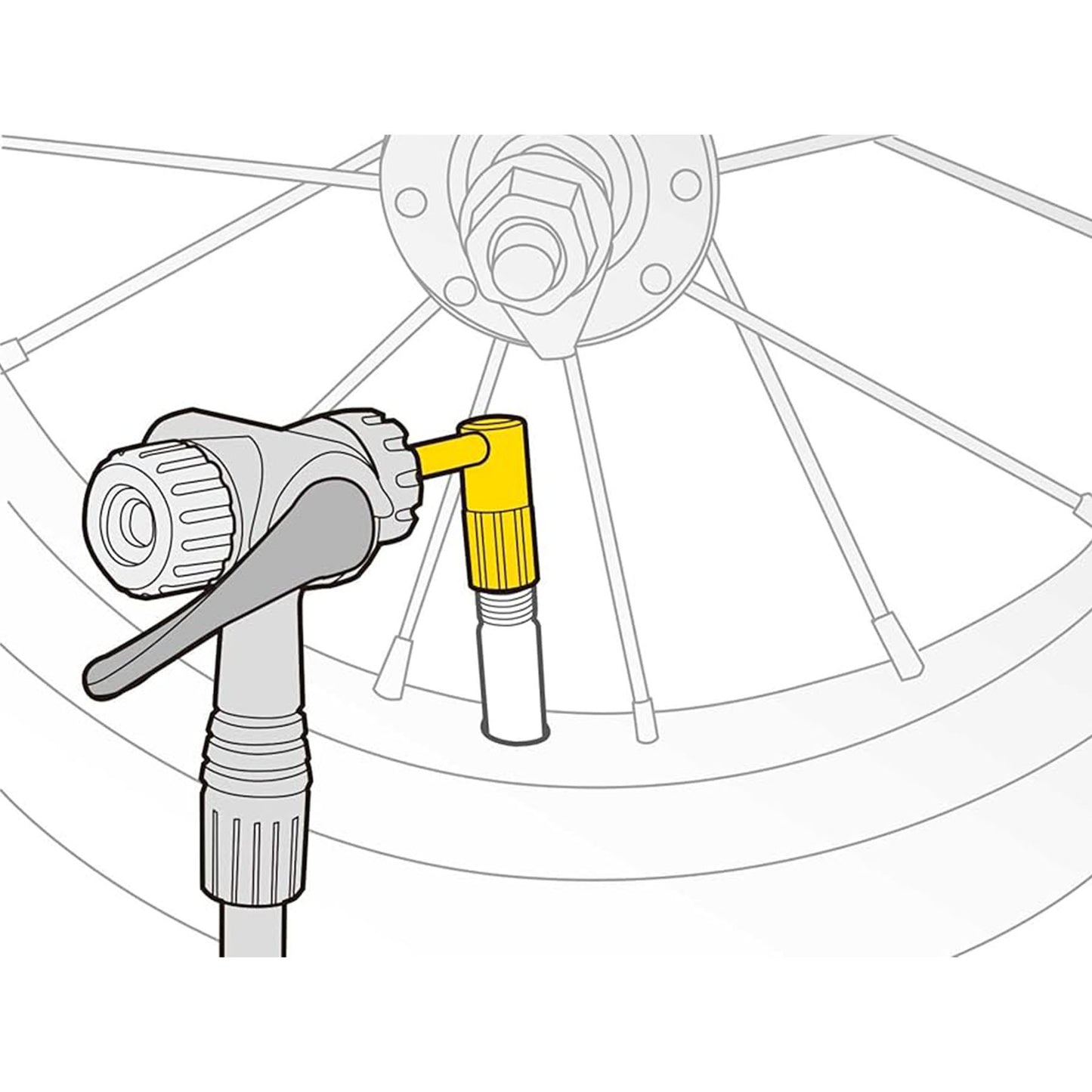 Topeak Pressure Rite Presta Valve Adapter