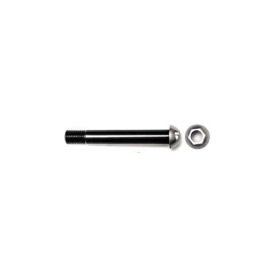 Pinhead Front Thru Axle, 15x124mm length (M15x1.5mm) with Key