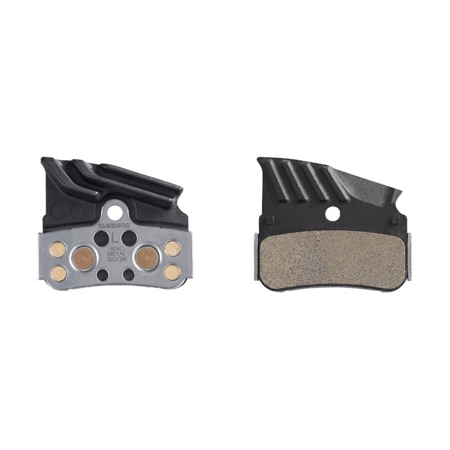 Shimano N04C - Metal Pad w/ Fin & Spring - Pair