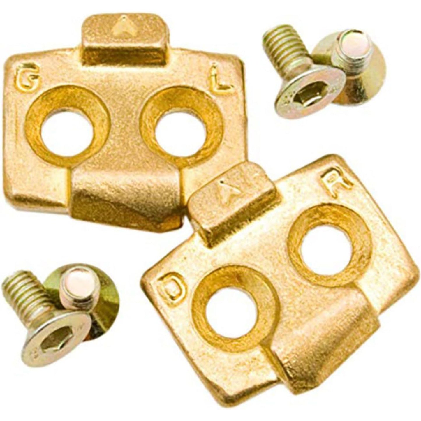 TIME ATAC Cleats, Float: 13°/17°, Gold, Pair